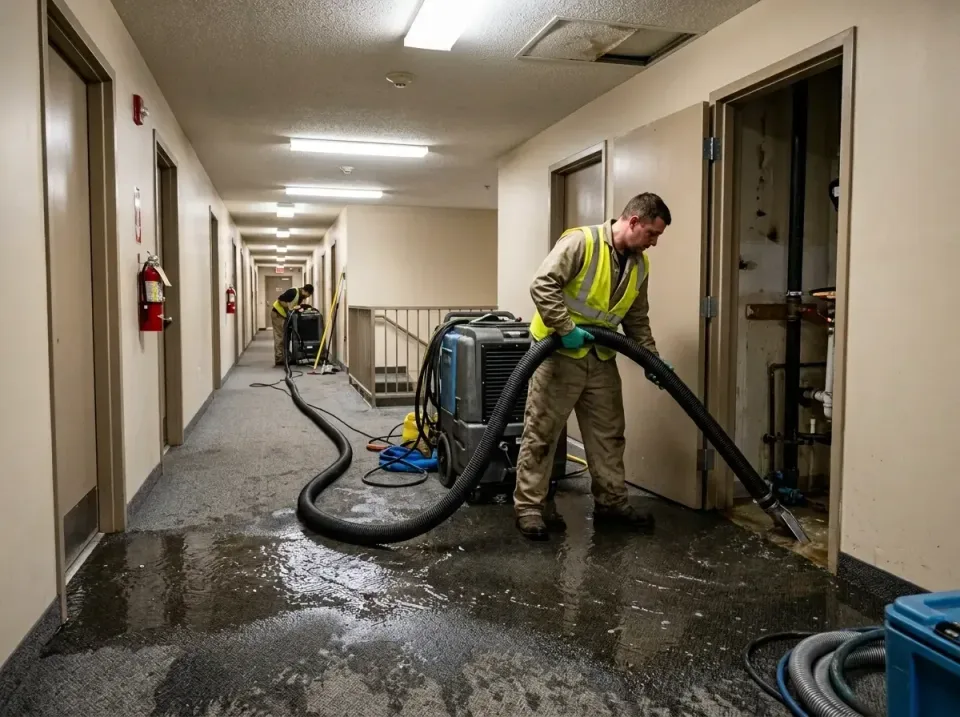multi-unit-apartment-hallway-f-005 — frequently asked questions, Emergency Burst Pipe Water Extraction & Removal in Lock Hav…